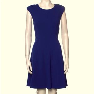 Rebecca Taylor boat neck fit and flair dress